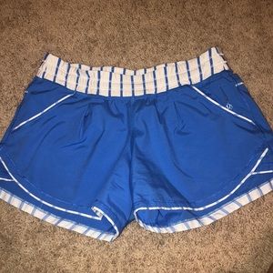 Blue lululemon shorts